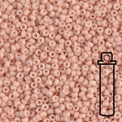 Perline Rocailles Miyuki 11/0 - Matte Opaque Blush
