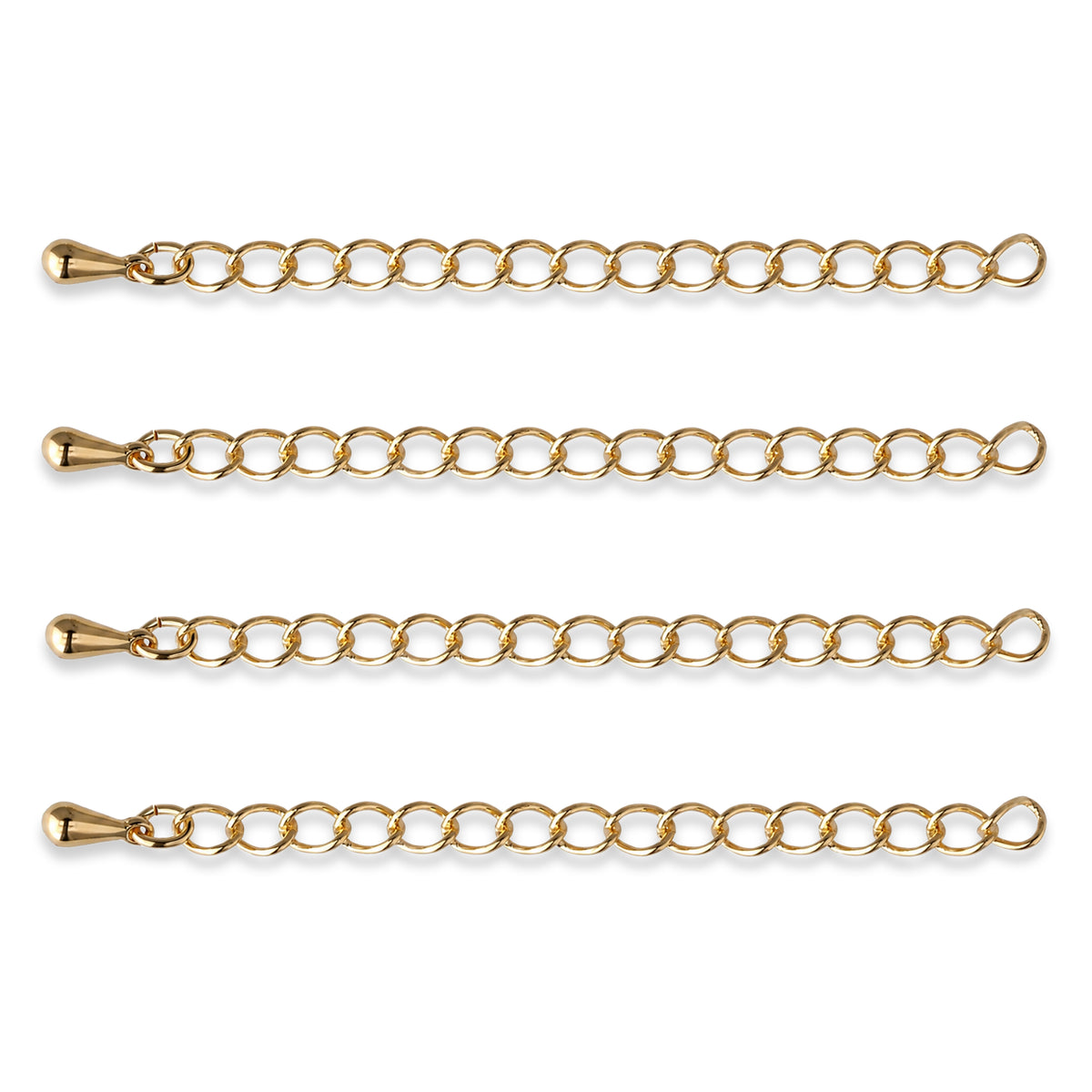 Chain extender 60 mm – Gold-plated
