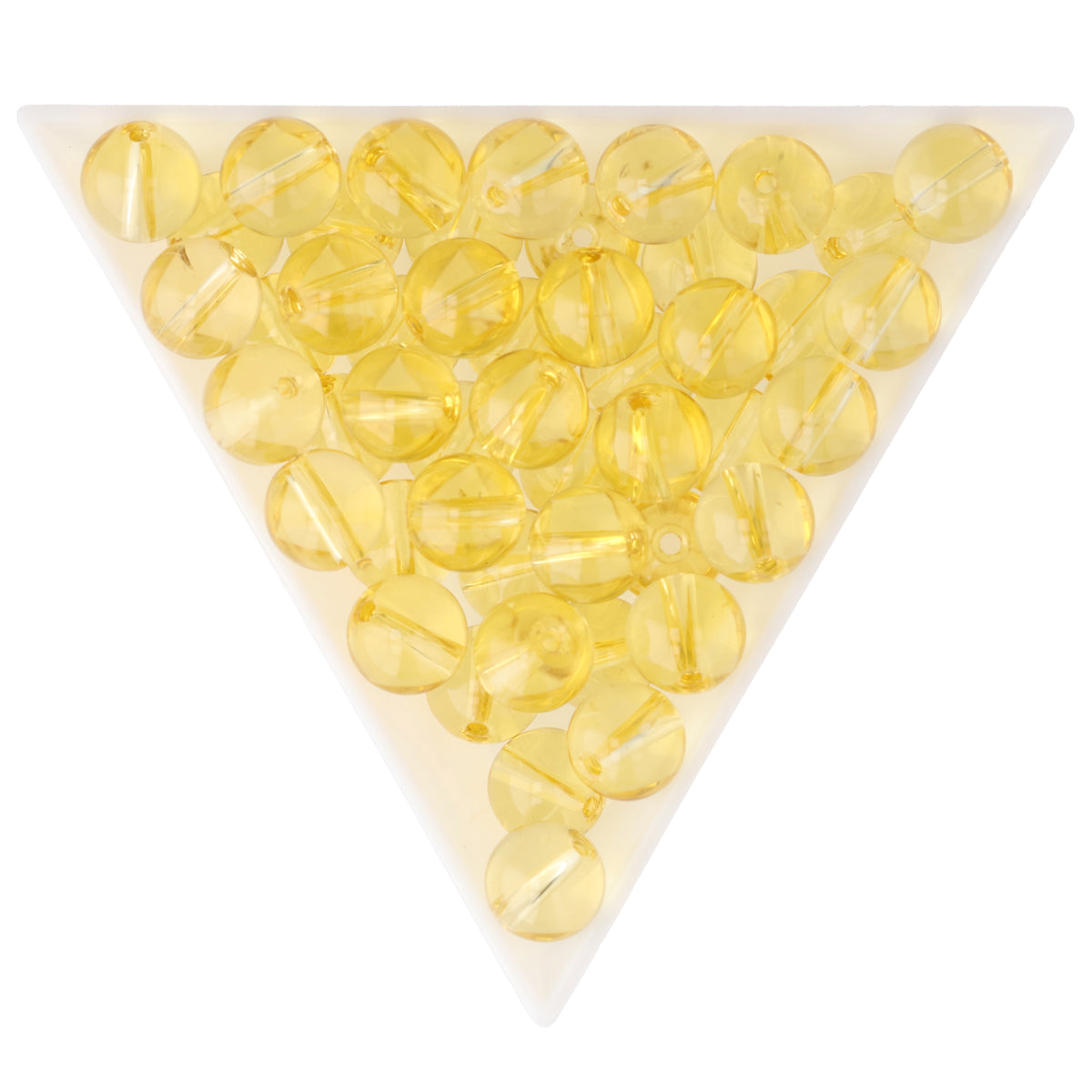 Perles de citrine · rondes · 8 mm