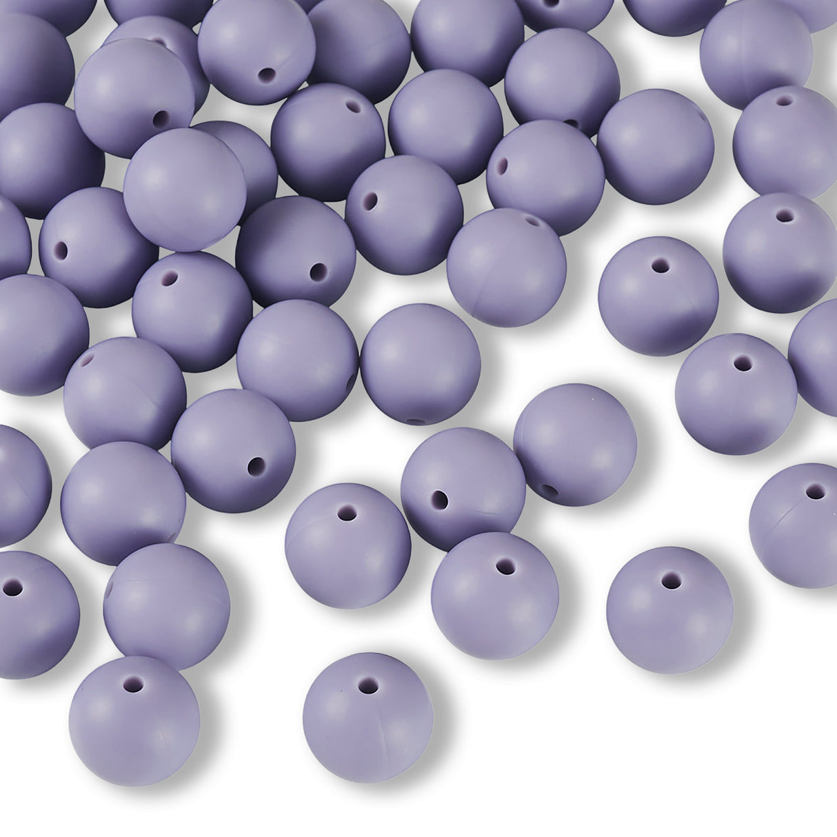 Silikon-Perle Rund • Lavender, 15mm