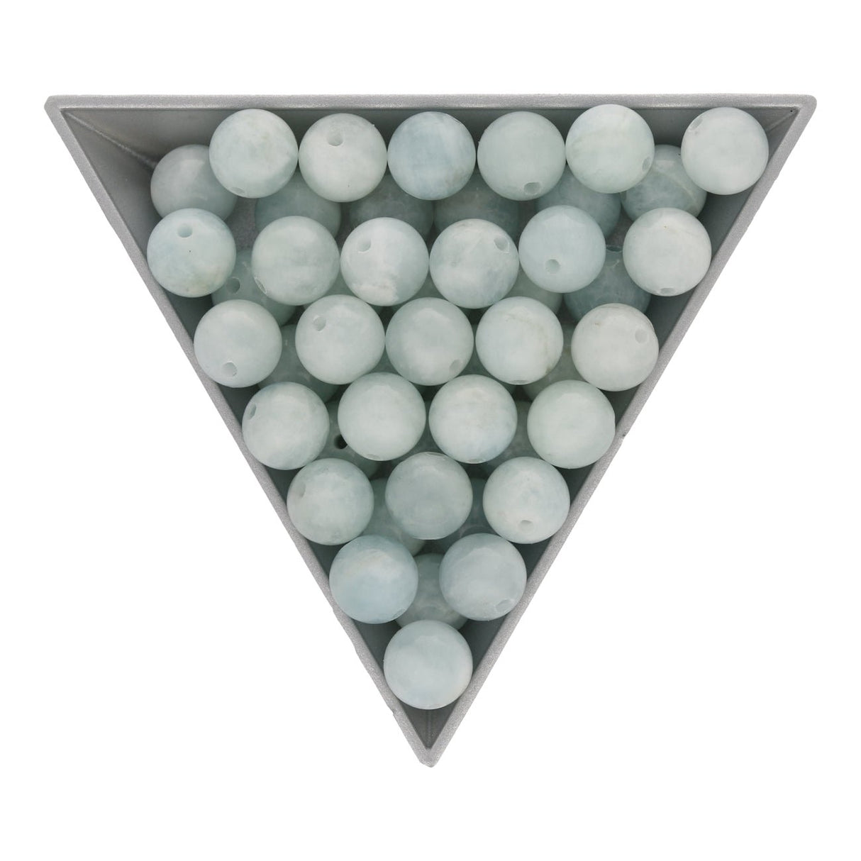 Aquamarin Perlen rund - 8 mm - PerlineBeads SA