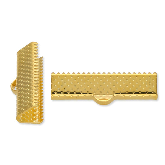 Bandklemme 25 mm, Farbe Gold - PerlineBeads SA