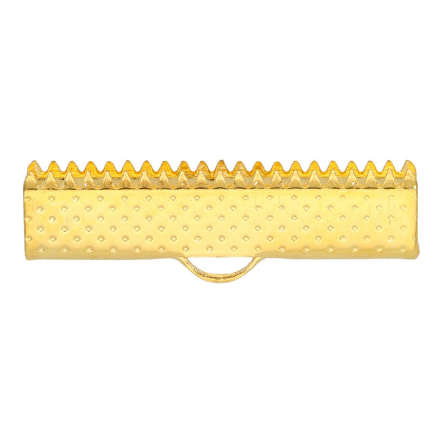 Bandklemme 25 mm, Farbe Gold - PerlineBeads SA