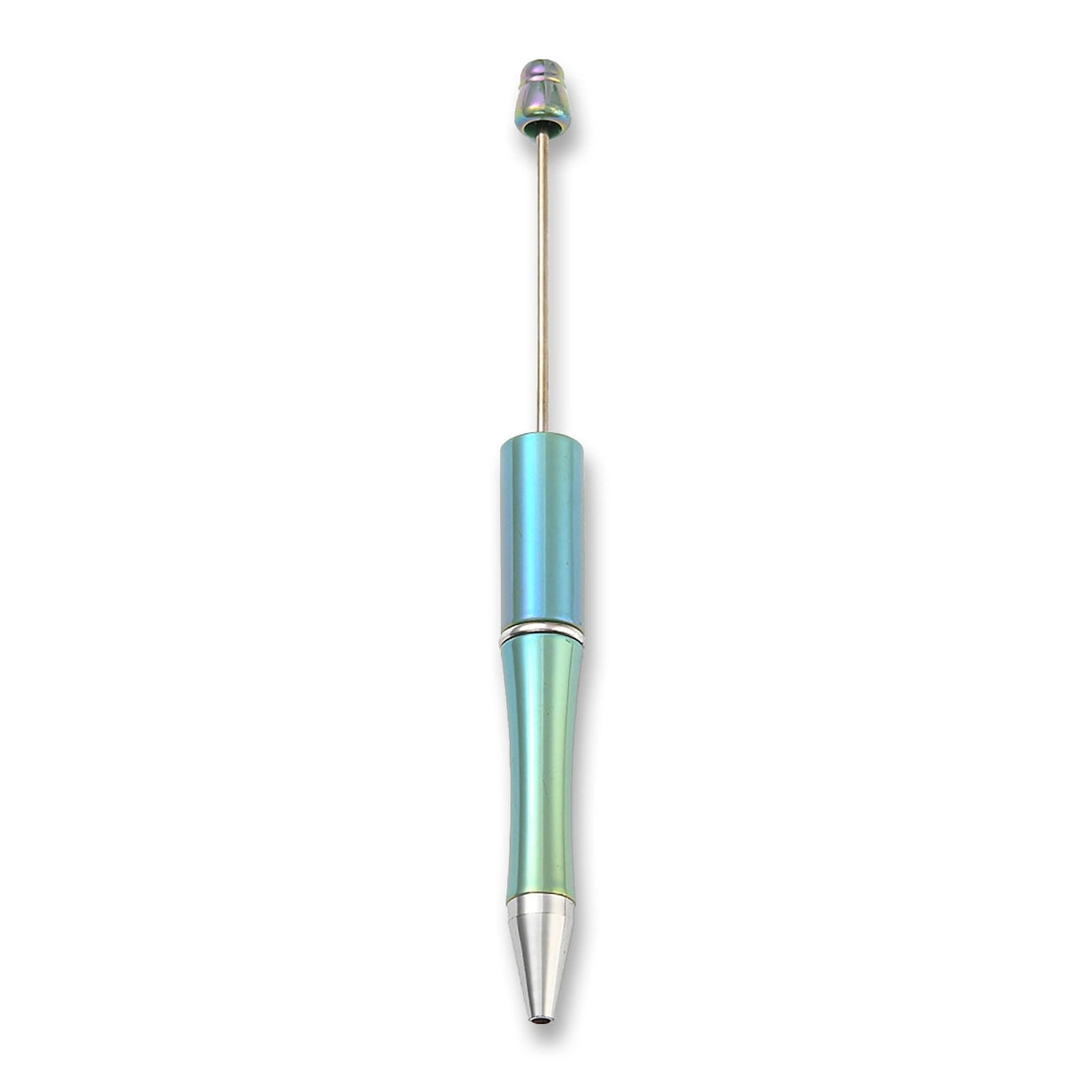 Bastel-Kugelschreiber befüllbar • UV-Beschichtung • Seegrün • 150mm - PerlineBeads SA