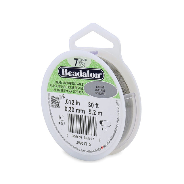 Beadalon Schmuckdraht 7 Fäden (0.30 mm) - Bright - PerlineBeads SA