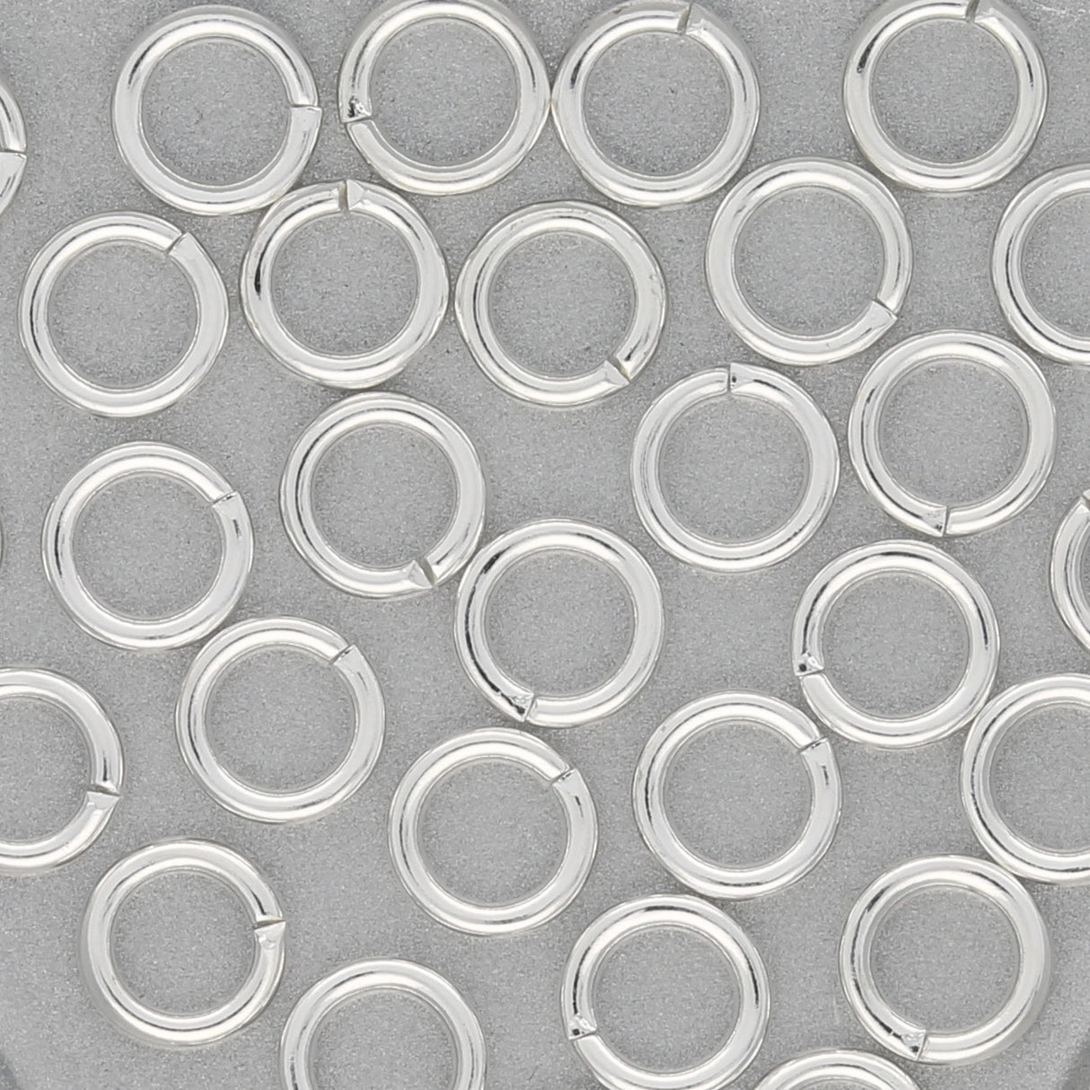 Biegeringe 5 mm – Versilbert - PerlineBeads SA