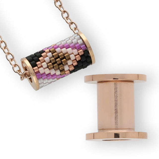 Centerline Säulenanhänger – Small - Roségold - PerlineBeads SA