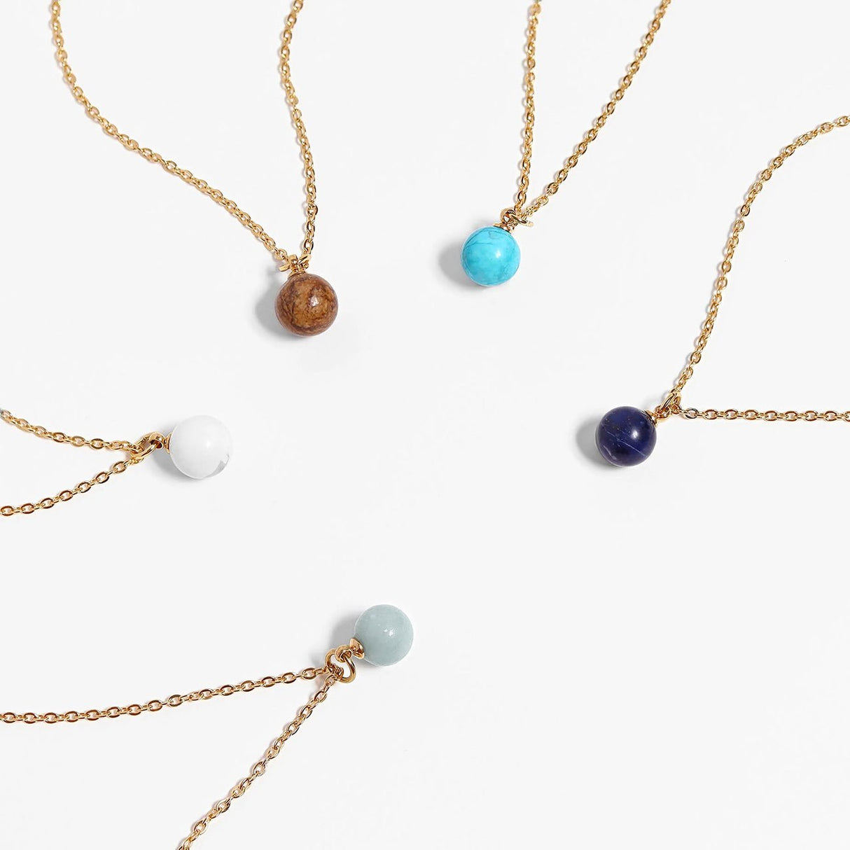 Charm - Anhänger mit Perle aus Türkis - 8 mm - PerlineBeads SA