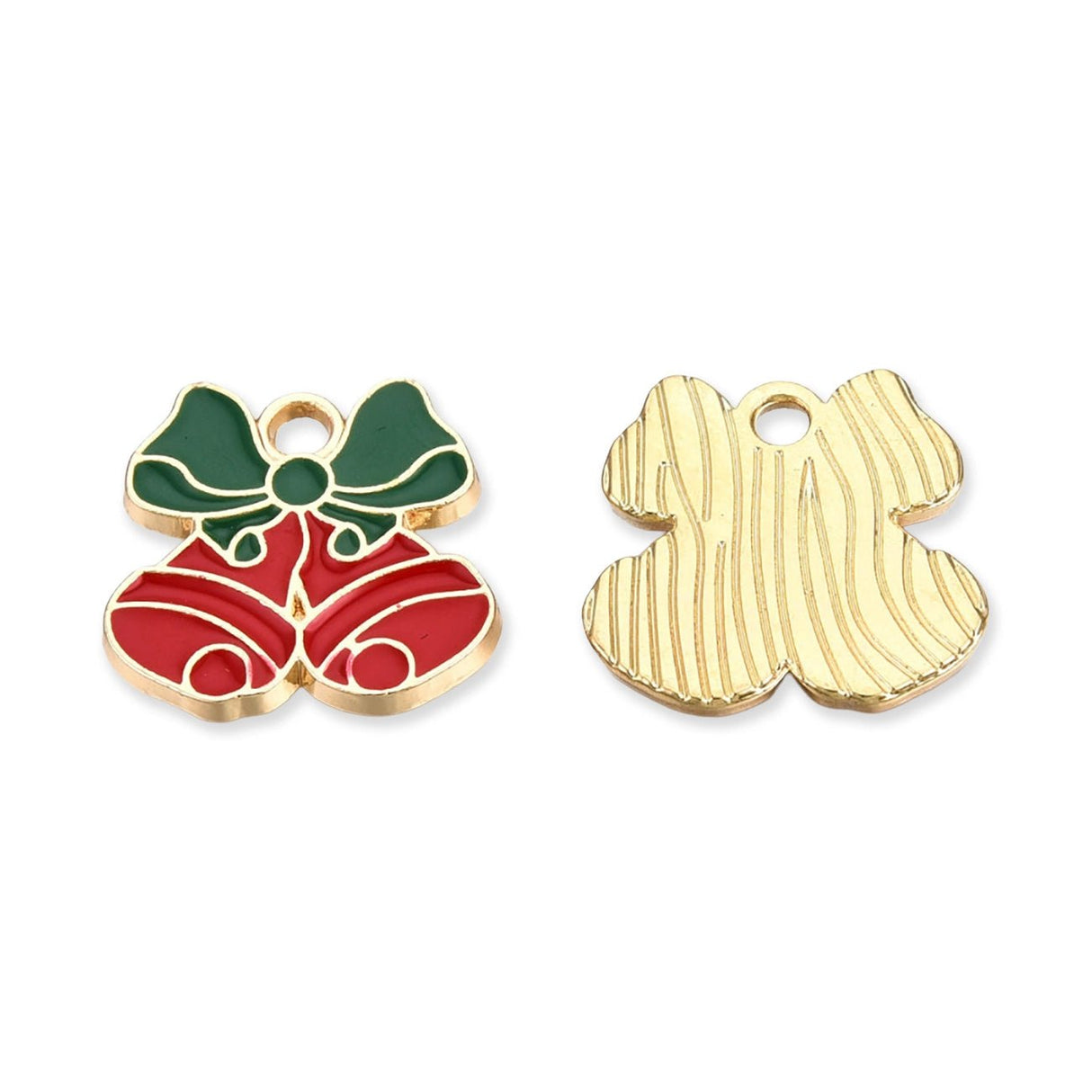 Charm / Anhänger „Weihnachtsglocken“ - PerlineBeads SA