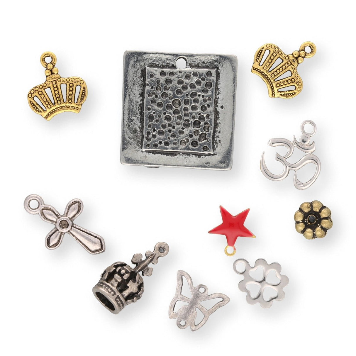 Charm - Mix - Set - Zufallsauswahl - 10 Stk. - PerlineBeads SA