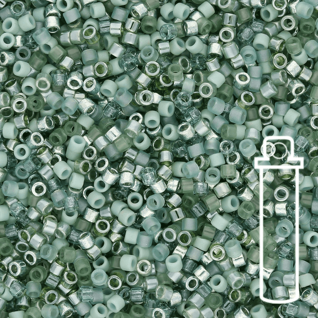 Delica 11/0 - DB - MIX9043 - Mix Sagebrush - PerlineBeads SA