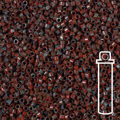 Delica 11/0 - DB2263 - Picasso Opaque Red Garnet Matte - PerlineBeads SA