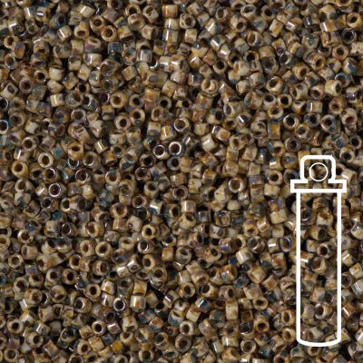 Delica 11/0 - DB2267 - Picasso Brown Tan Matte - PerlineBeads SA