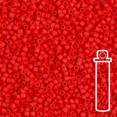 Delica 11/0 - DB757 - Matte Opaque Light Siam - PerlineBeads SA