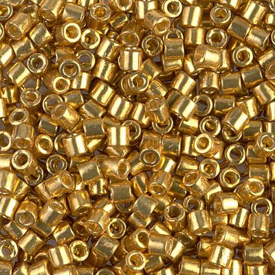 Delica 8/0 - DBL - 1832 - Duracoat Galvanized Gold - PerlineBeads SA