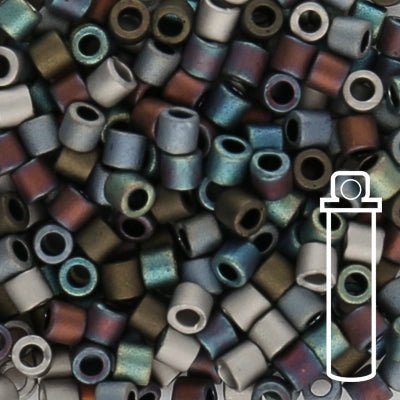 Delica 8/0 - DBL - MIX24 - Mix Matte Heavy Metals - PerlineBeads SA
