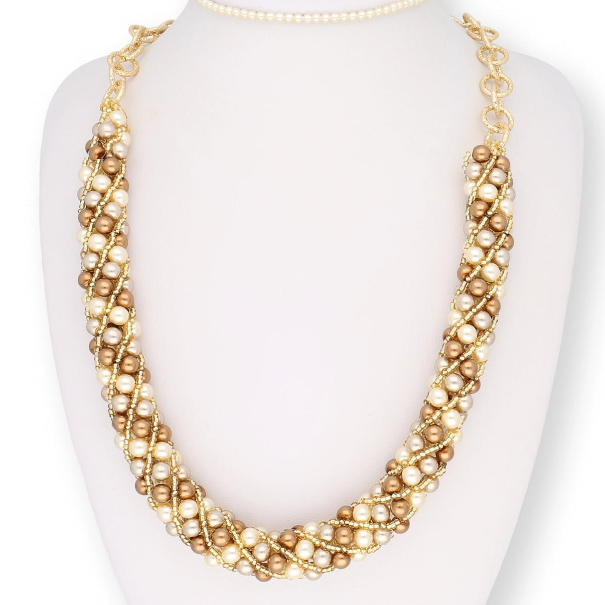 DIY - Set Torchon: Spiralkette aus böhmischen Glasperlen - PerlineBeads SA