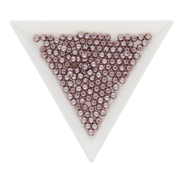 Glasperlen rund - 3 mm - Orchid - PerlineBeads SA