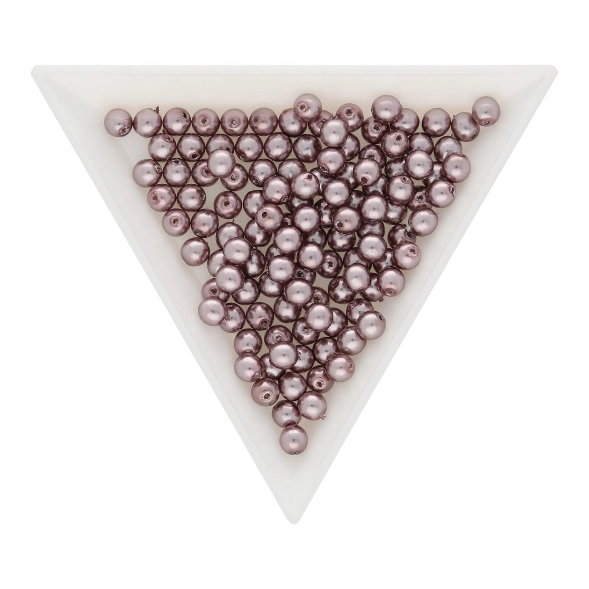 Glasperlen rund - 4 mm - Orchid - PerlineBeads SA