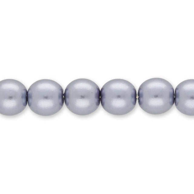 Glasperlen rund - 6 mm - Storm Cloud - PerlineBeads SA