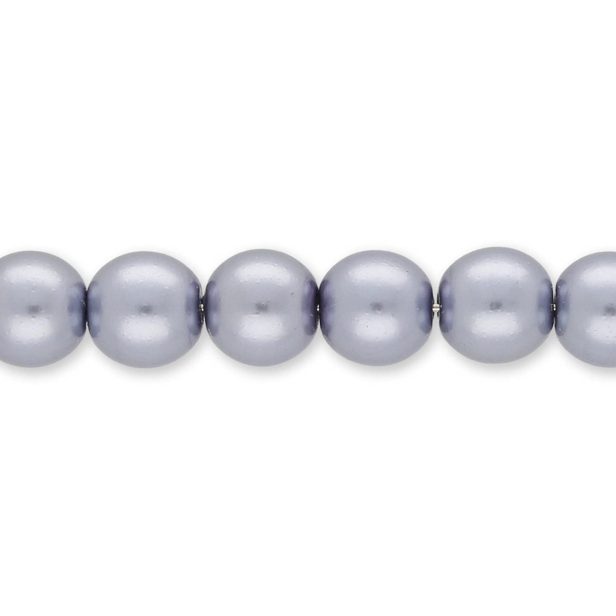 Glasperlen rund - 6 mm - Storm Cloud - PerlineBeads SA