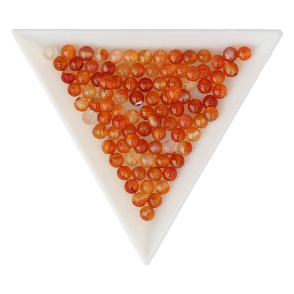 Karneol Perlen · rund · 4 mm - PerlineBeads SA