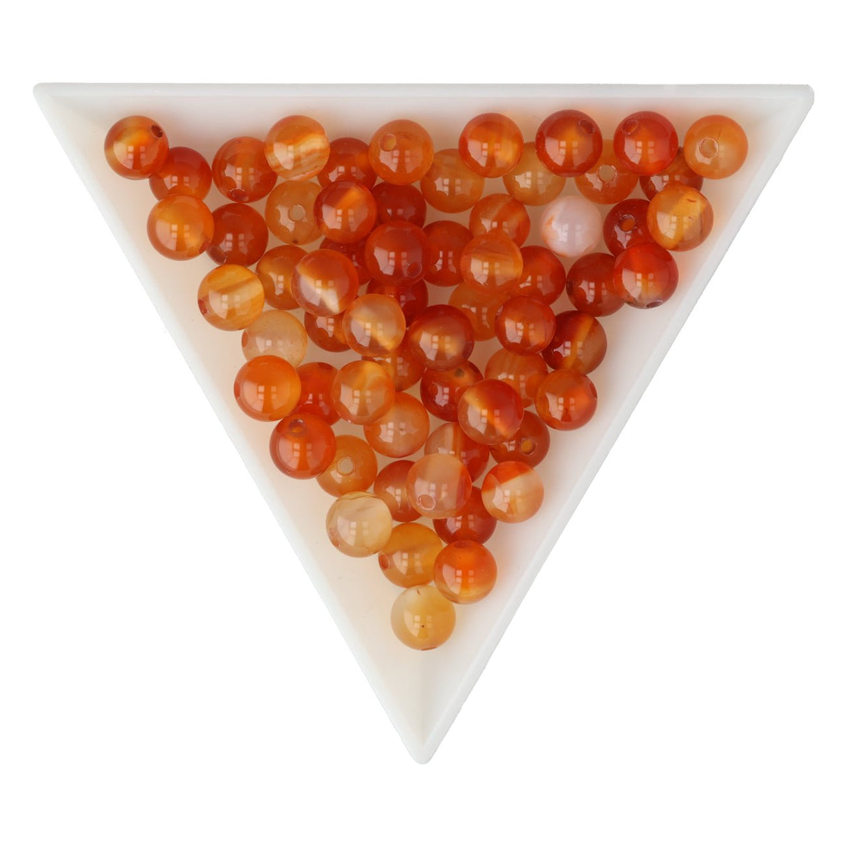 Karneol Perlen · rund · 6 mm - PerlineBeads SA