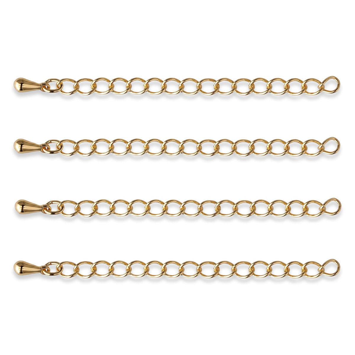 Kettenverlängerung 60 mm – Vergoldet - PerlineBeads SA