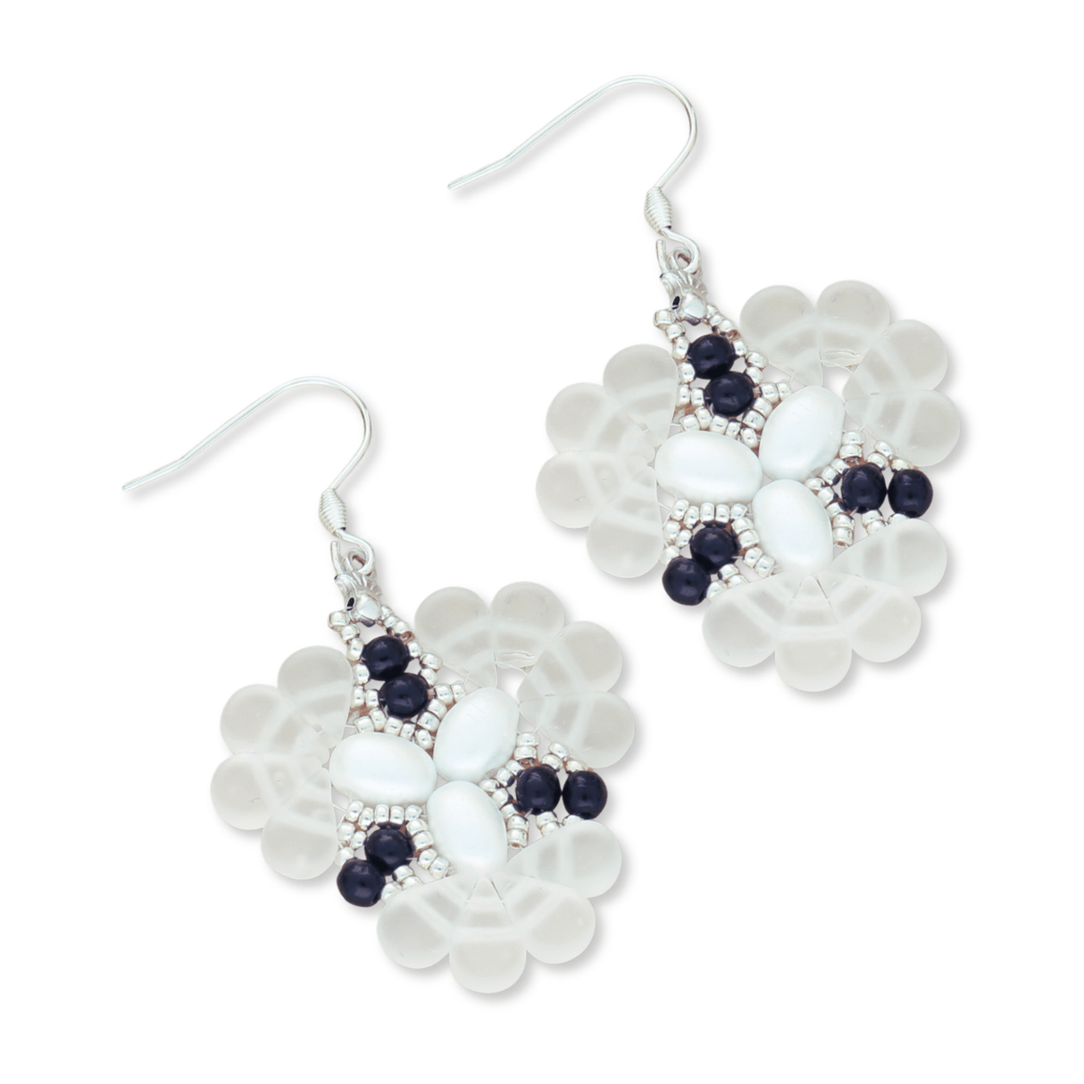 Kit für Ohrringe “Sakura” par Puca® - Kristall - PerlineBeads SA