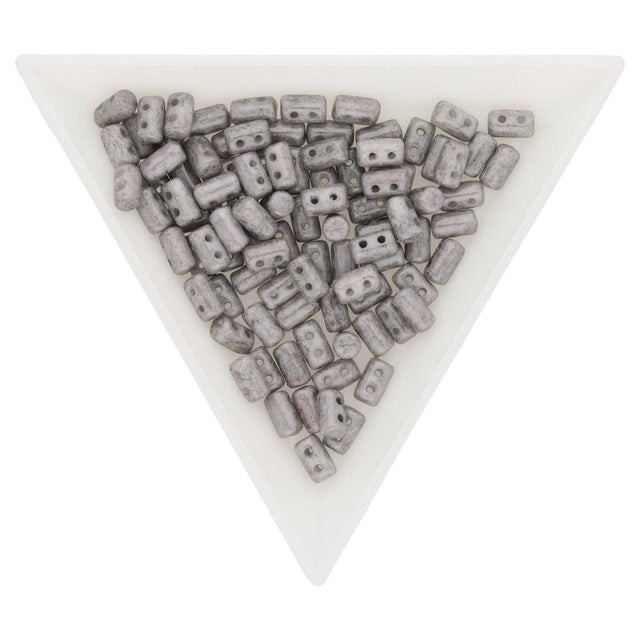 Matubo Rulla Glasperlen - Chalk Jet Luster - PerlineBeads SA