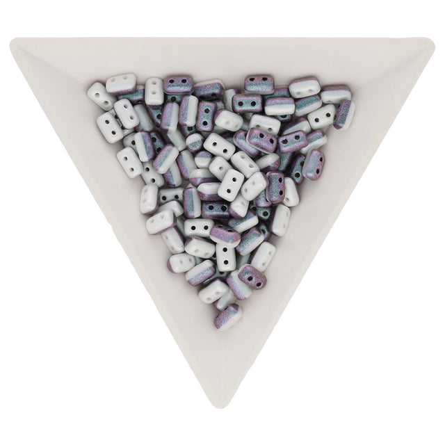 Matubo Rulla Glasperlen - Duet Polychrome Mix Berry & Cream - PerlineBeads