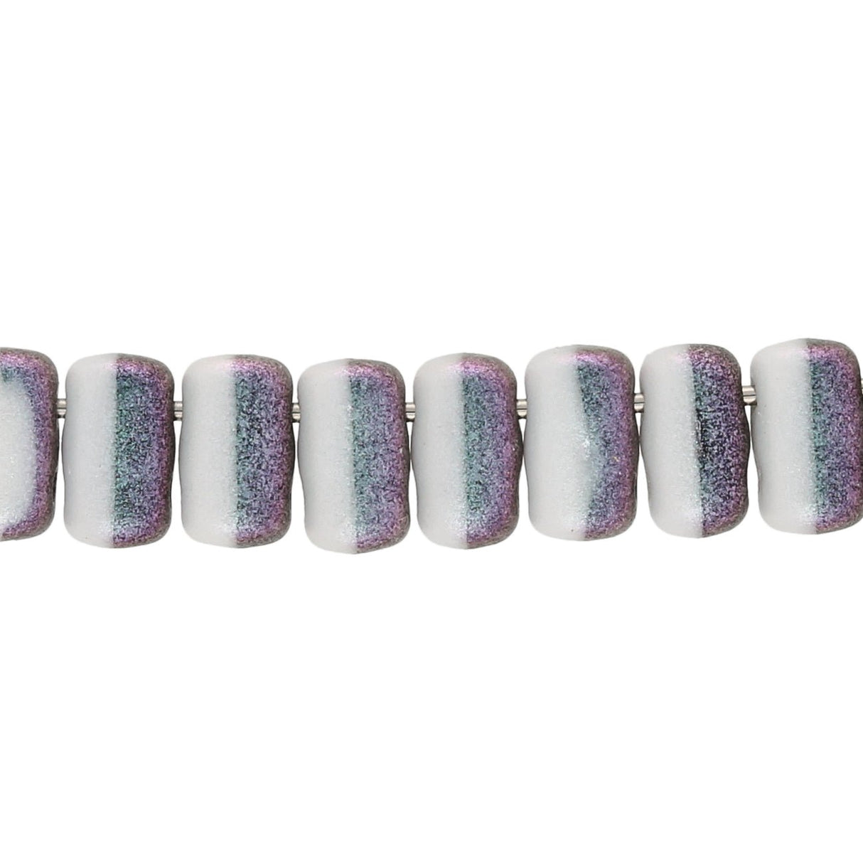 Matubo Rulla Glasperlen - Duet Polychrome Mix Berry & Cream - PerlineBeads