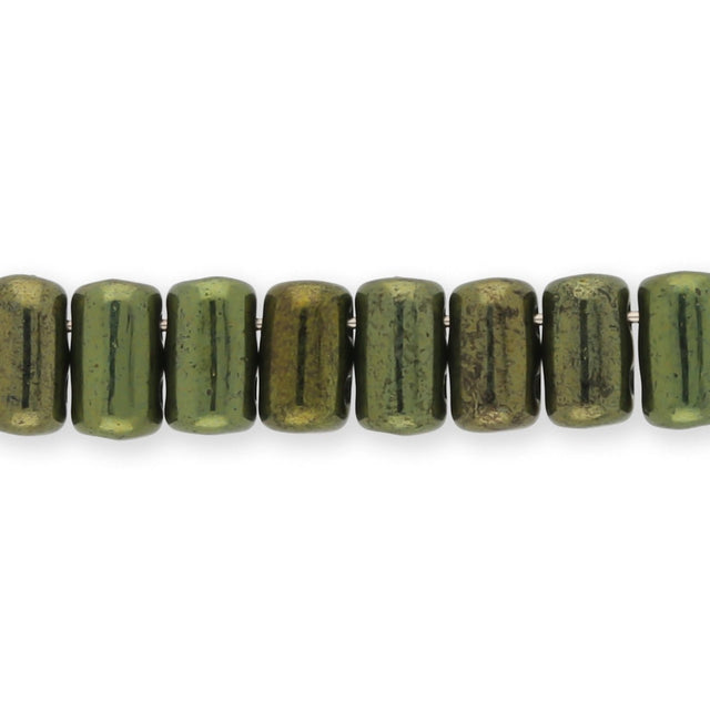 Matubo Rulla Glasperlen - Jet Red Luster - PerlineBeads SA