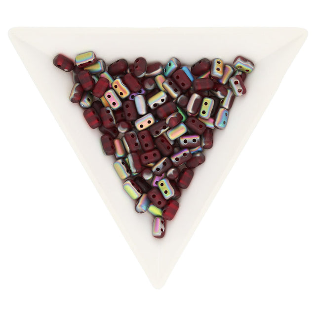 Matubo Rulla Glasperlen - Ruby Vitrail Mat - PerlineBeads