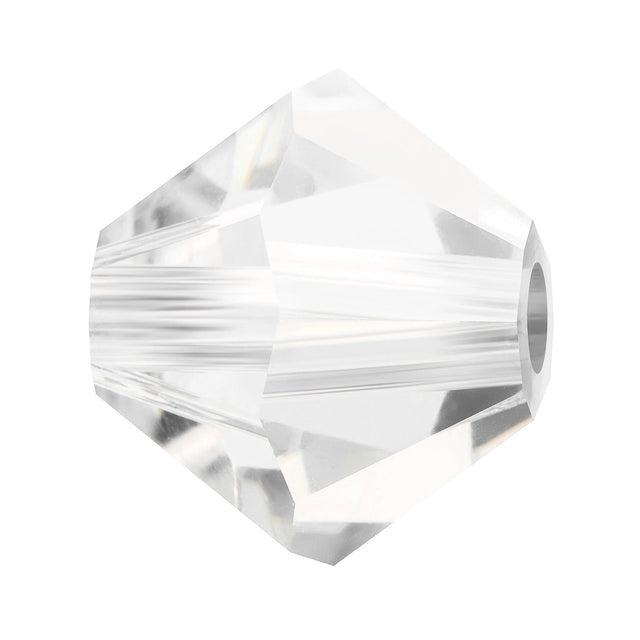 M.C. Doppelkegel 4 mm - Crystal - PerlineBeads SA