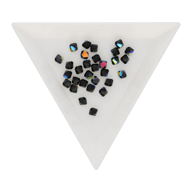 M.C. Doppelkegel 4 mm - Jet AB - PerlineBeads SA