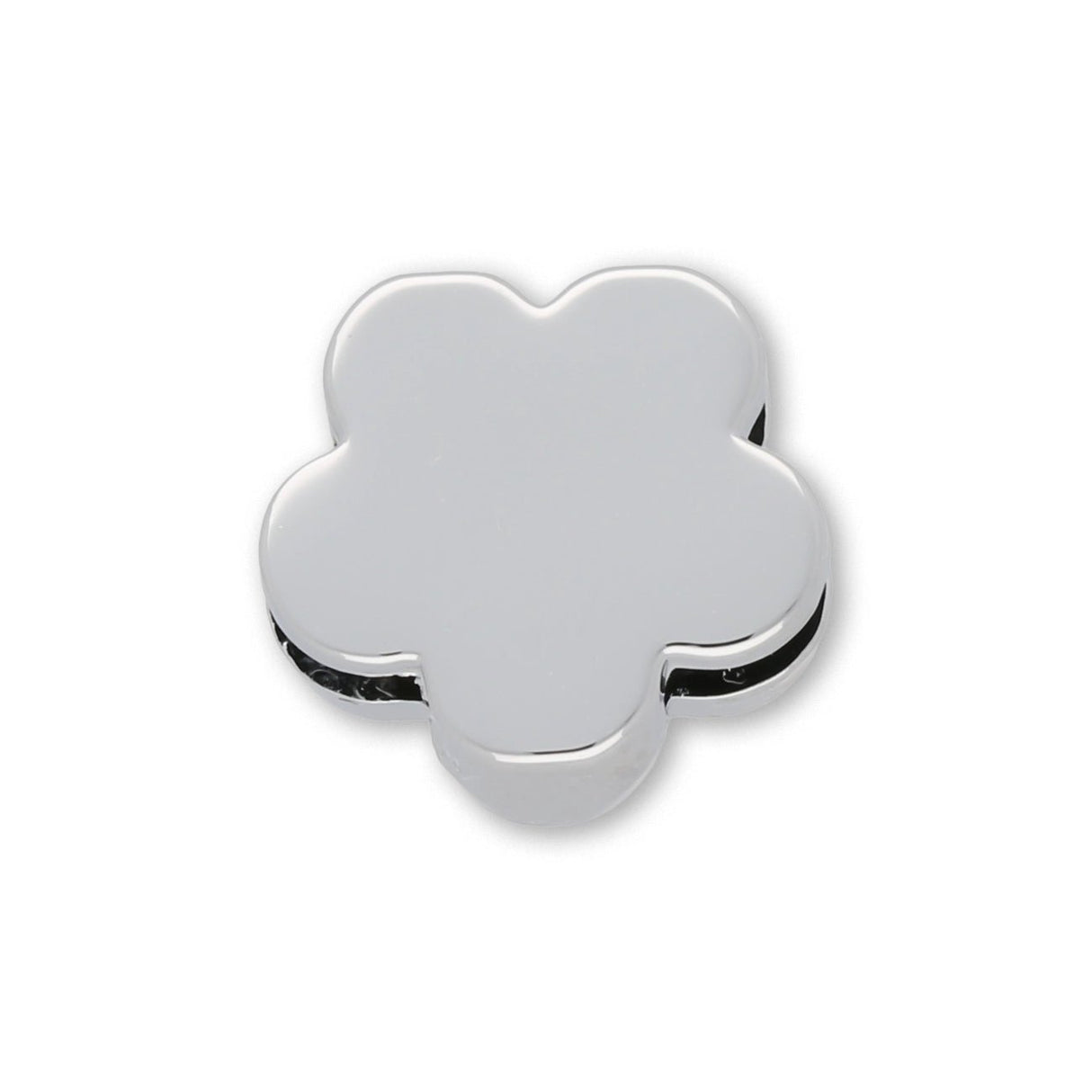 Metallperle Slider «Flower» mit Strass – Funkelnder Blütenzauber - PerlineBeads SA