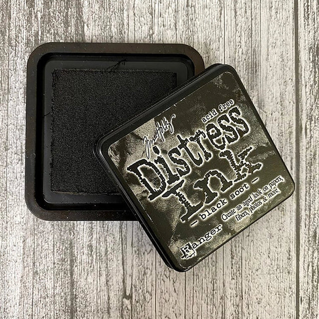 Mini Distress Oxide Stempelkissen - Black Soot - PerlineBeads SA