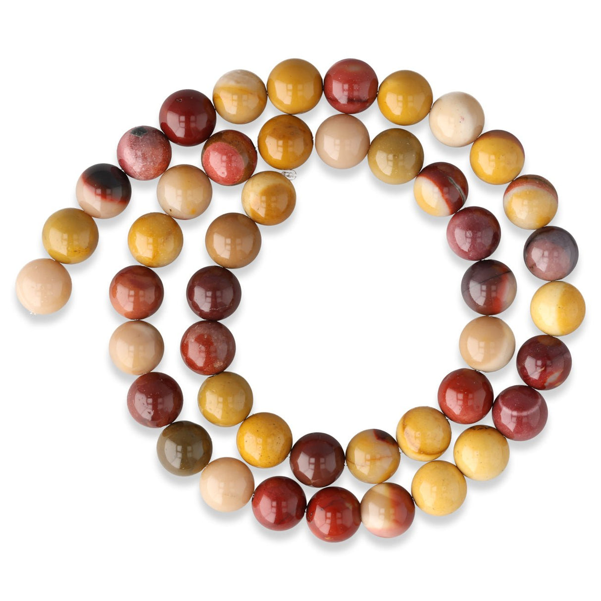 Mookaite Perlen · rund · 8 mm - PerlineBeads SA