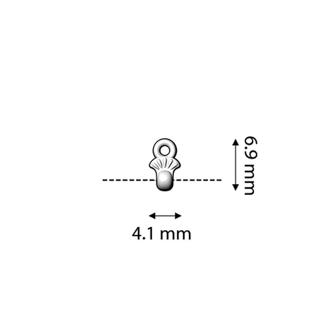 Pilos-8/0 Bead Ending - Rose Gold Plate - PerlineBeads