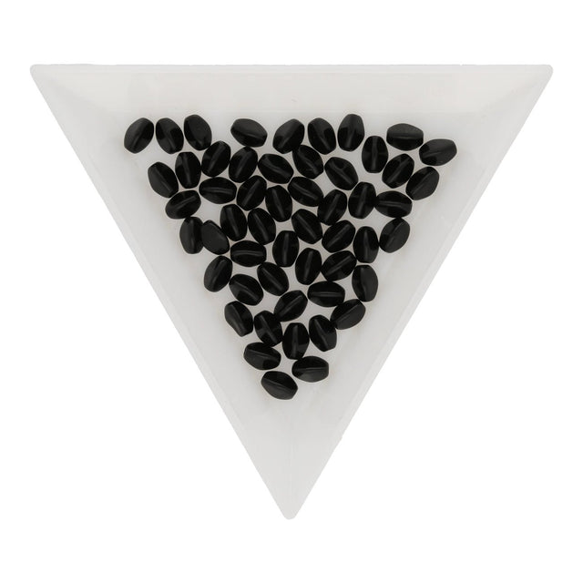 Pinch Bead 5x3 mm - Jet - PerlineBeads SA