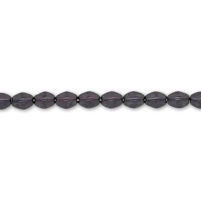 Pinch Bead 5x3 mm - Jet Blue Luster - PerlineBeads SA