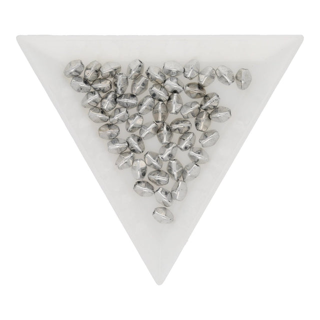 Pinch Bead 5x3 mm - Silver - PerlineBeads SA