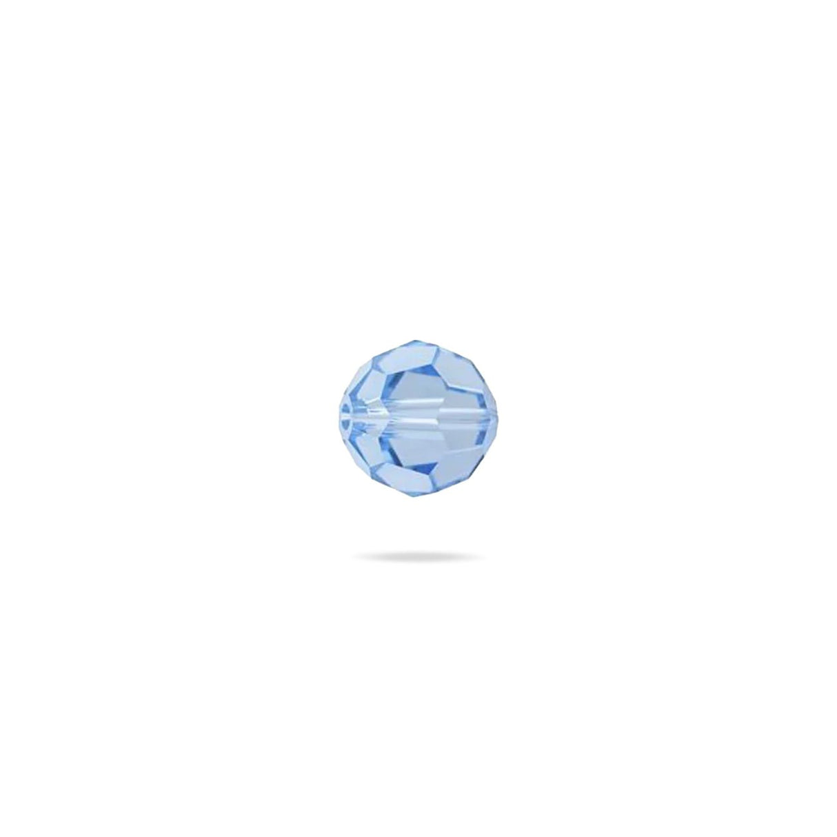 PRESTIGE 5000 Kristall, Classic runde Perle, 4 mm - Light Sapphire (6 Stk.) - PerlineBeads SA