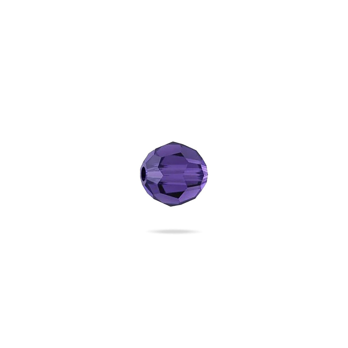 PRESTIGE 5000 Kristall, Classic runde Perle, 4 mm - Purple Velvet (6 Stk.) - PerlineBeads SA