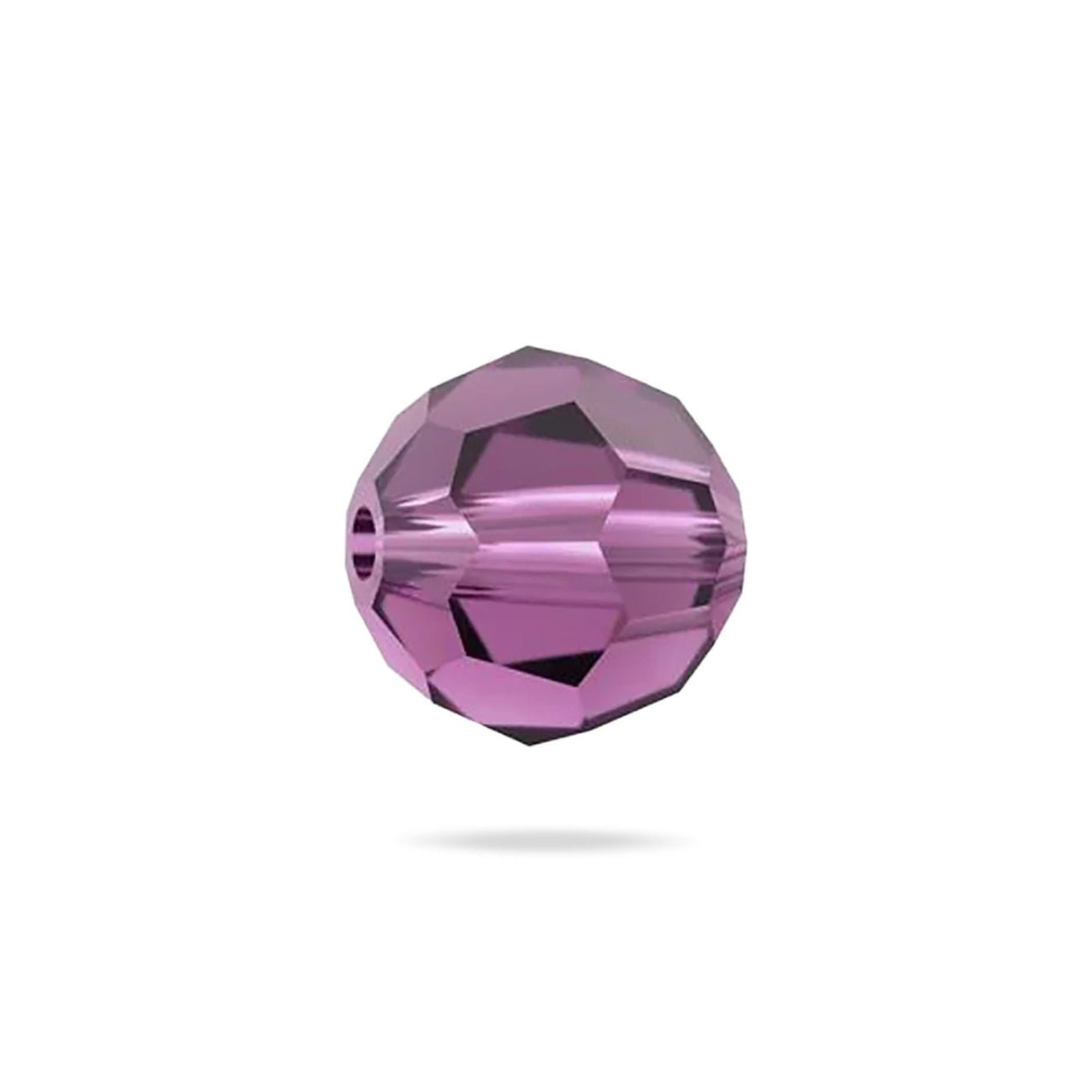 PRESTIGE 5000 Kristall, Classic runde Perle, 8 mm - Amethyst (2 Stk.) - PerlineBeads SA