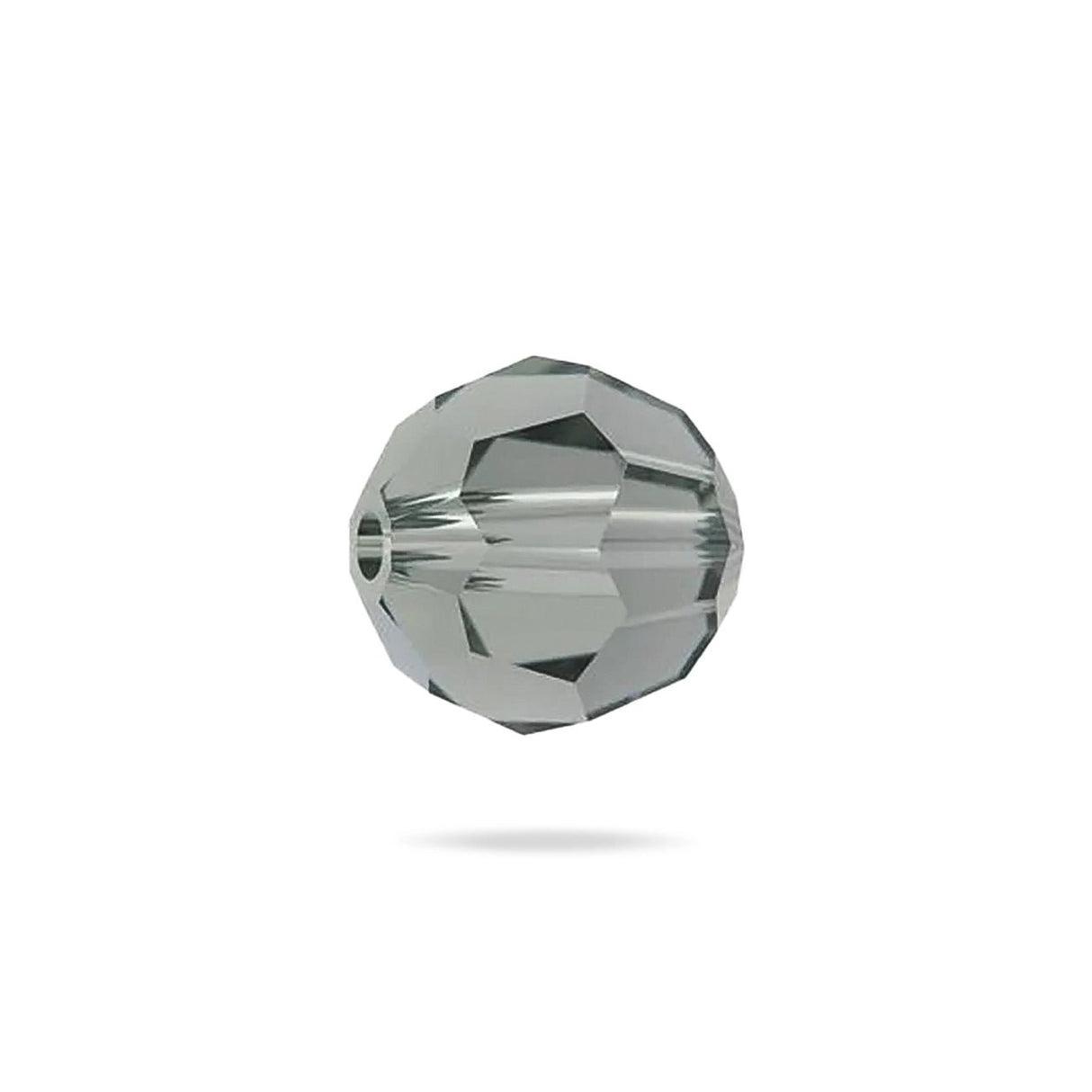 PRESTIGE 5000 Kristall, Classic runde Perle, 8 mm - Black Diamond (2 Stk.) - PerlineBeads SA