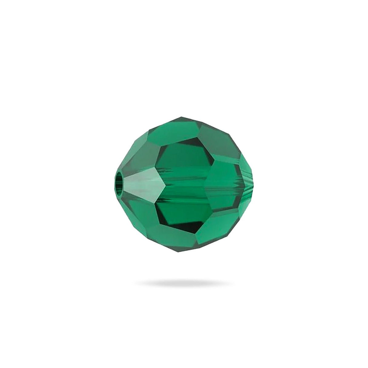 PRESTIGE 5000 Kristall, Classic runde Perle, 8 mm - Emerald (2 Stk.) - PerlineBeads SA