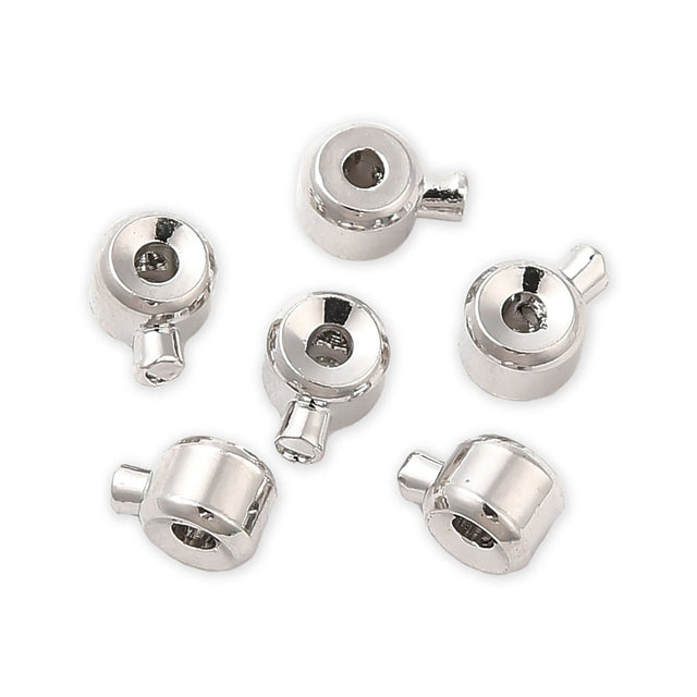 Quetschverbinder - Farbe Silber - PerlineBeads SA