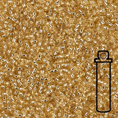Rocailles - Perlen Miyuki 15/0 – Silver Lined Gold - PerlineBeads SA